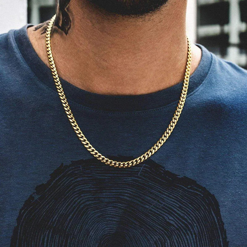 Gold Cuban Curb Link Chain