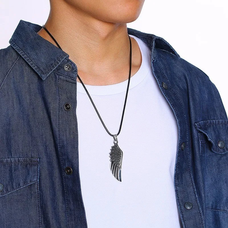 Angel Wing Pendant Necklace