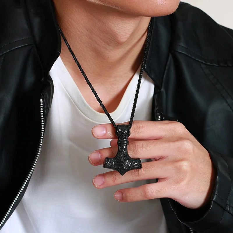 Thor Mjolnir Hammer Necklace