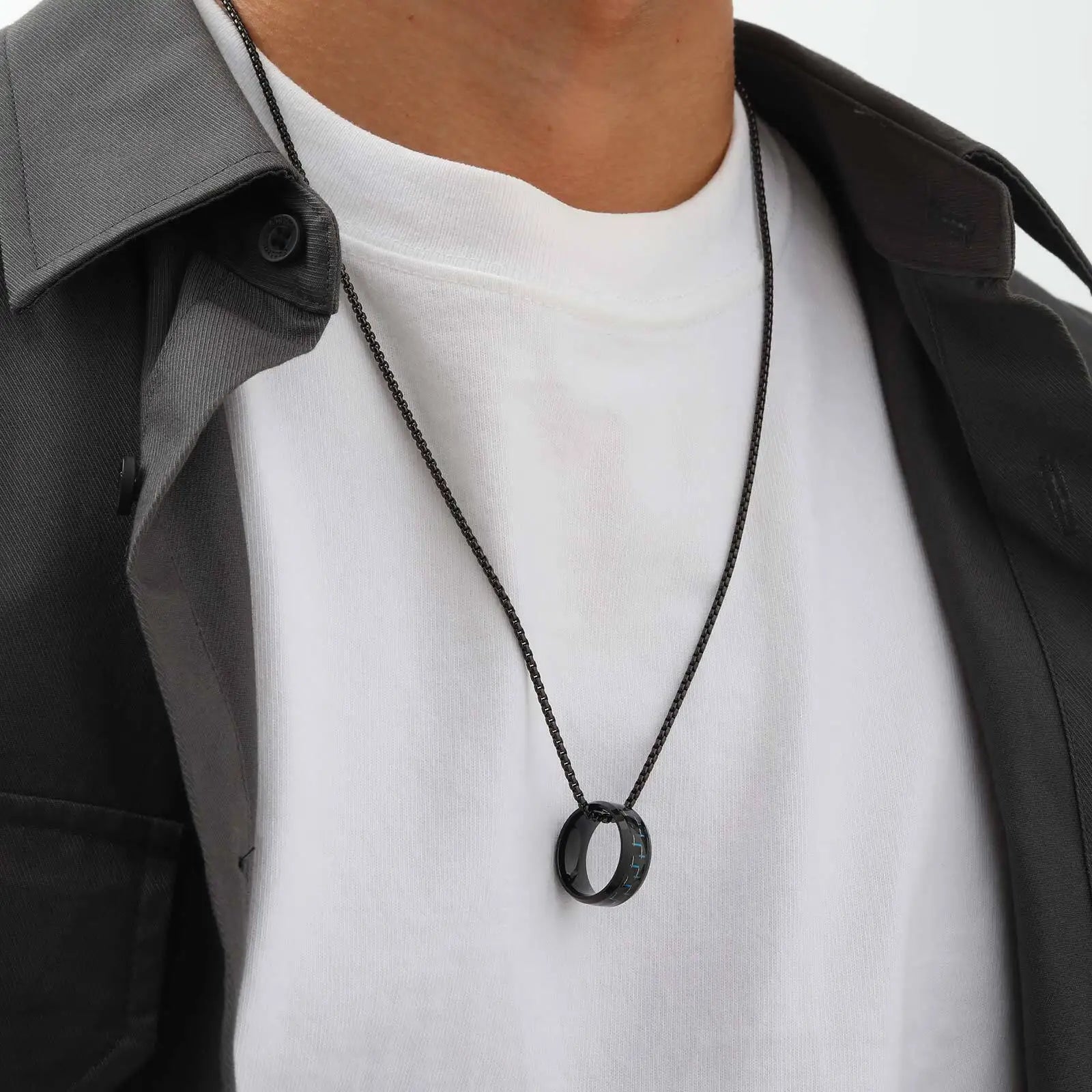 Ashton Ring Pendant Necklace